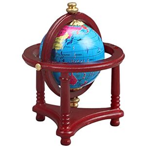 Funight Globe miniature avec support en plastique réaliste pour maison de poupée 1:12 Bleu - Publicité