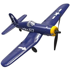 VOLANTEXRC RC Avion F4U PNP Version sans Batterie sans Trainsmitter avec Stabilisateur Gyro 6 Axes et Fonction de Voltige à Une Touche Facile à Voler pour Les Débutants (761-8 PNP) - Publicité