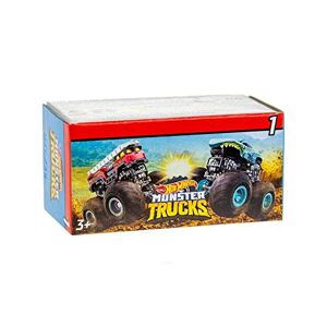 Hot Wheels Monster Trucks Minis Modèles Mystères, Voiture Miniature avec Roues géantes, Modèle aléatoire, GPB72 Multicolore - Publicité