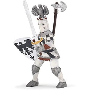 Papo - Chevalier Blanc au cimier Le Monde Medieval Figurine, 39785 - Publicité