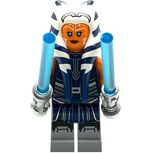 Lego Star Wars : Ahsoka Tano avec double sabre laser (combinaison bleu foncé) - Publicité