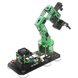 Yahboom Bras robotique Raspberry Pi Robot Kit de construction manuelle AI avec cam?ra 6-DOF programmable AI Robot ?lectronique DIY pour adultes ROS Open Source (Dofbot sans Pi 4B) - Publicité