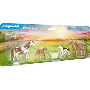 Playmobil 71000 2 poneys islandais et poulains Country avec Quatre Chevaux et du Foin Univers Equitation Animaux Animaux & Nature Dès 4 Ans - Publicité