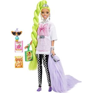 Barbie Extra Doll #11 in Oversized Tee & Leggings with Pet, for Kids 3 Years Old & Up - Publicité