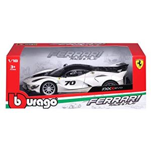 Bburago Ferrari FXX K Evo Echelle 1/18ème Couleur gris perle - Publicité