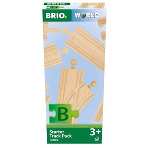 Brio World 36099 Coffret de Démarrage 12 Rails Pack B Accessoire pour Circuit de Train en Bois Assortiment de Rails Jouet Mixte à partir de 3 Ans - Publicité