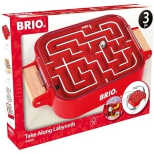 Brio 34100 Mon Premier Labyrinthe Jeu d'adresse Jeu de voyage 1 joueur Développe la motricité fine et la coordination Sans pile Pour filles et garçons dès 3 ans - Publicité