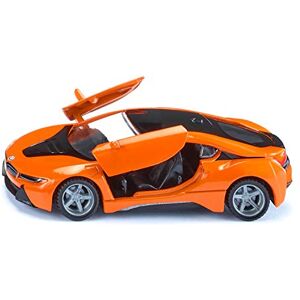 SIKU 2348, BWM i8 LCI, Orange/noir, Métal/plastique, 1:50, Portes ouvrables, Pneus amovibles - Publicité