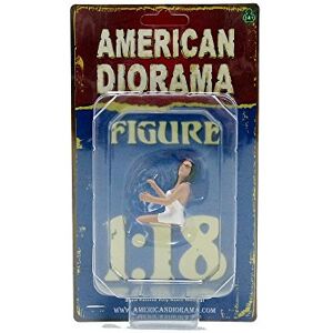 American Diorama 77529 Figurine Femme Conductrice Echelle 1/18, Blanc - Publicité