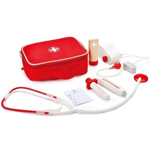 Hape Jouet  Malette Docteur Enfant Trousse de Docteur Complète avec ses Six Accessoires de Médecine Jeu de Role et d'Imitation pour Enfants Entre 2 et 4 ans - Publicité