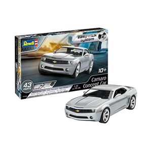 Revell Easy Click System Voiture Camaro Concept Car-échelle 1/25-niveau 2/5 Chevrolet Maquette, 07648, Argenté - Publicité