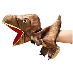 Proumhang Marionnettes de Dinosaures Enfants,Marionnette Tyrannosaurus Dilophosaurus Triceratops,Peluche Dinosaure Animal en Peluche Jouets d'histoire pour Garçons et Filles de 3 à 8 Ans Style 2 - Publicité