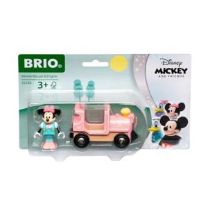 Brio 32288 Minnie Mouse & Locomotive/Disney Mickey and Friends sans Pile Figurine Incluse pour Circuit de Train en Bois Jouet pour garçons et Filles dès 3 Ans - Publicité