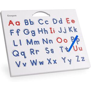 Coogam Lettres Magnétiques Practicing Board, Aimants Tracing ABC Alphabet Board Apprendre à écrire Jouet Éducatif Fine Motor Montessori Cadeau pour 3 4 5 Ans Enfants - Publicité