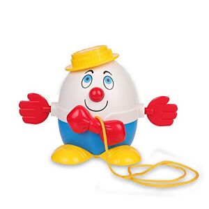 Basic Fun Fisher Price Pull & Walk Licensing 2186 Humpty Dumpty Pull, Learn to Walk with Interactive Features, Classic Toy Suitable for Boys and Girls Aged 18 Months Plus, Multicolor - Publicité