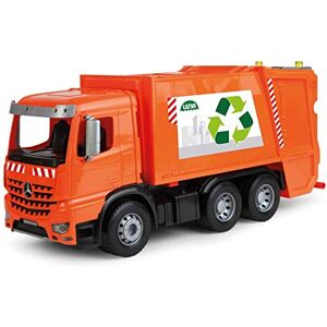 LENA 04614 Worxx Camion Poubelle Mercedes Benz Arocs, Voiture Jouet env. 53 cm, véhicule Utilitaire pour Enfants à partir de 3 Ans, Camion Poubelle Robuste avec 2 poubelles - Publicité