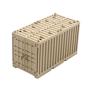 predolo Briques Box Figures Building Creative DIY Kits Transport Container Model, Brun - Publicité