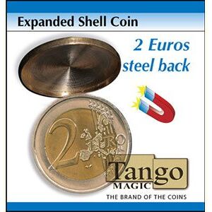 Tango Magic Expanded Shell Coin (2 Euro, Steel Back w/DVD) by  Trick (E0065) - Publicité