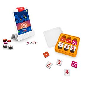 Osmo Genius Numbers Ages 6-10 Math Equations (Counting, Addition, Subtraction & Multiplication) for iPad STEM Toy New Base for iPad iPad Base Included - Publicité