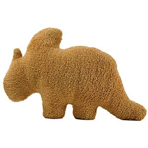 Generic Dinosaure Ornement Chiffres Animal En Peluche En Peluche Jouet Mignon Décoration Dinosaure Oreiller pour Photo Props Enfants Chambre Vacances Filles G, Tricératops petit - Publicité