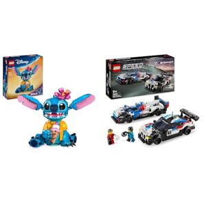 Lego ǀ Disney Stitch, Jouet de Construction pour Enfants, Set avec Cornet de Glace & Speed Champions Voitures de Course BMW M4 GT3 et BMW M Hybrid V8, Véhicules Jouet pour Enfants - Publicité