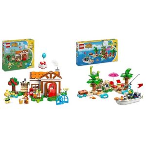 Lego Animal Crossing Marie en Visite, Jouet de Construction Créatif pour Enfants, 2 Minifigurines & Animal Crossing Excursion Maritime d'Amiral, Jouet de Construction Créatif pour Enfants - Publicité