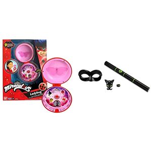 Bandai Miraculous Téléphone Magique de Ladybug Accessoire pour se déguiser en Ladybug/Accessoire de Role Play Jouet sonore et Lumineux Parle Français P50629 - Publicité