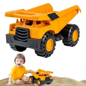 Lergas Jouet de sable, pelleteuse, mini pelleteuse, bac à sable, pelleteuse, jouet de sable, véhicules pour enfants à partir de 2 ans (camion à benne basculante) - Publicité