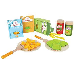 Hape Pasta Set , Chef’s Wooden, Paper and Felt Pretend Play Pasta Cooking Set - Publicité