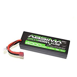 Absima 4140010 4140010- Car/RC Lot de 2 Batteries LiPo pour Voiture 11,1 V-45C 4000 Plug Multicolore - Publicité