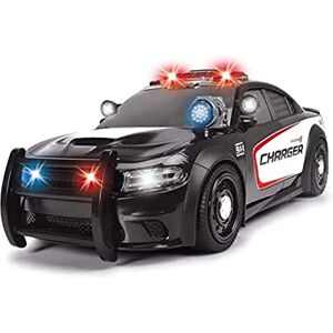 Dickie Toys Dickie Dodge Charger Véhicule de Police Motorisé 33cm Fonctions Sonores et Lumineuses Coffre Ouvrable Dès 3 Ans 203308385 - Publicité