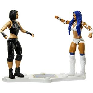 Mattel WWE Sasha Banks vs Bayley Championship Showdown Lot de 2 figurines d'action de 15,2 cm Monday Night Raw Battle Pack pour enfants de 6 ans et plus - Publicité