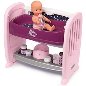 Smoby Baby Nurse Co Dodo 2 en 1 Lit Cododo + Table à Langer pour Poupons et Poupées 14 Accessoires Inclus + 1 Poupon Fonction Pipi 220353 - Publicité