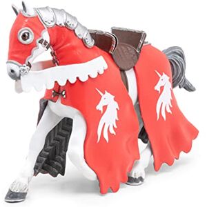 Papo -39781 -Cheval du Chevalier Licorne à la Lance -Le Médiéval Fantastique Figurine à Collectionner -Figurine Peinte à la Main -pour Enfant Filles et garçons A partir de 3 Ans - Publicité