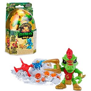 Famosa TRR44000 Treasure X, TX Dino Gold Hunter avec Outil pour Creuser sur la Roche et démasquer Les fossiles de Dinosaures, Jouet/Accessoires, 12 Collectionner, Envoi aléatoire + 5 Ans Multicolore - Publicité