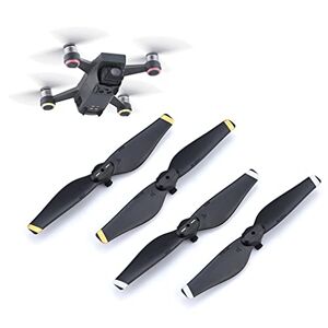 N+B Hélices DJI 2 Paires d'hélices pour Accessoires de Drone DJI Spark 4732S Kit d'hélices de Remplacement 4 pièces (Bord Blanc) - Publicité