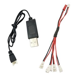 Gazechimp 2 à 5 Batterie Li-po Chargeur Adaptateur et Câble Fil de Chargement USB2.0 pour Wltoys V911 RC Jouet - Publicité