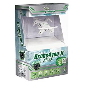 Science4you --Drone4you Nano 8 Mini Drone Télécommande avec caméra, Jeu Electronique pour Enfants, Robotique pour Garçons et Fille 8-14 Ans, 605145, Blanc - Publicité