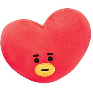 Aurora Produits officiels BT21 signés  World, coussin peluche TATA, 61343, bleu et rouge - Publicité