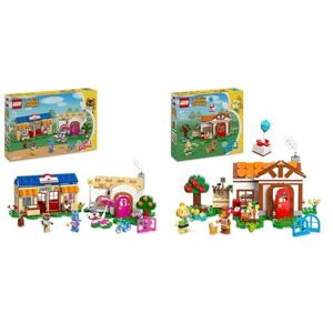 Lego Animal Crossing Boutique Nook et Maison de Rosie, Jouet de Construction Créatif pour Enfants & Animal Crossing Marie en Visite, Jouet de Construction Créatif pour Enfants, 2 Minifigurines - Publicité