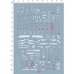 Bandai Hobby GD-101 RG Zeta Gundam  Decal (sac/6) - Publicité