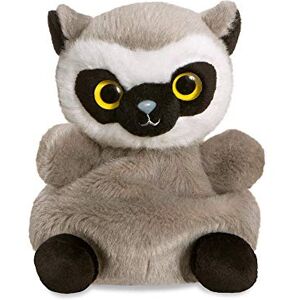 Aurora World , 61389, Lemmee Le Lémurien, Palm Pals, 13 cm. Peluche, Gris - Publicité