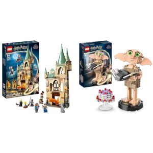 Lego 76413 Harry Potter Poudlard : la Salle sur Demande, Jouet Château Fort & 76421 Harry Potter Dobby l’Elfe de Maison, Cadeau de Noël, Jouet de Figurine et Accessoire de Décoration - Publicité