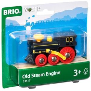 Brio World 33617 Grande Locomotive à vapeur Pour circuit de train en bois Action de jeu sans pile Thème Far West Jouet pour garçons et filles dès 3 ans - Publicité