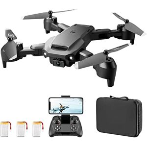 Goolsky Drone télécommandé avec caméra 6K Évitement d'obstacles Flux Optique Planant FPV Quadricoptère télécommandé pour Enfants Adultes avec Sac de Rangement 6K camera-3 battery - Publicité