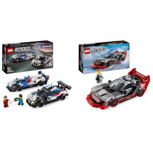 Lego Speed Champions Voitures de Course BMW M4 GT3 et BMW M Hybrid V8, Véhicules Jouet pour Enfants & Speed Champions Voiture de Course Audi S1 e-Tron Quattro Véhicule Jouet - Publicité
