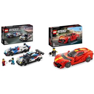 Lego Speed Champions BMW M4 GT3 & BMWM Hybrid V8 Rennwagen (76922) & 76914 Speed Champions Ferrari 812 Competizione, Kit de Maquette de Voiture de Sport, Série 2023, Set de Véhicule à Collectionner - Publicité