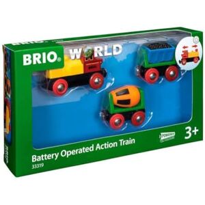 Brio World 33319 Train de Marchandises avec Lumière Train électrique avec Fonction Lumineuse pour Circuit de Train en Bois Jouet pour garçons et Filles dès 3 Ans - Publicité