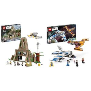 Lego 75365 Star Wars La Base Rebelle de Yavin 4, Set Comprenant 10 Minifigurines & 75364 Star Wars L’E-Wing de la Nouvelle République Contre Le Chasseur de Shin Hati, Série Star Wars Ahsoka - Publicité