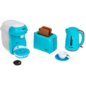 klein Bosch Set Petit déjeuner I Set d'accessoires de Cuisine composé d'un Grille-Pain, d'une cafetière Automatique et d'une Bouilloire électrique I Jouet pour Enfants à partir de 3 Ans - Publicité